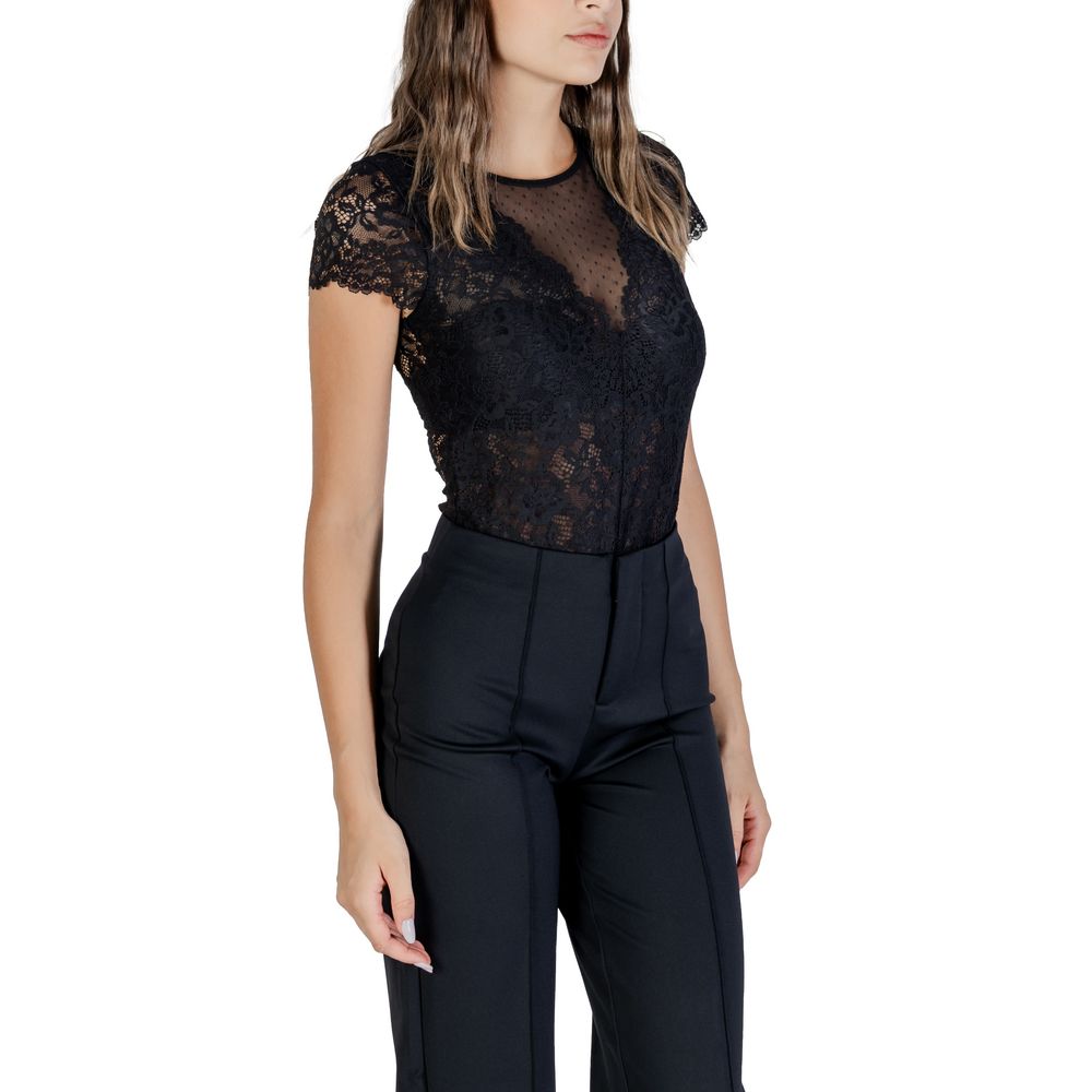 Black Polyamide Bodysuit