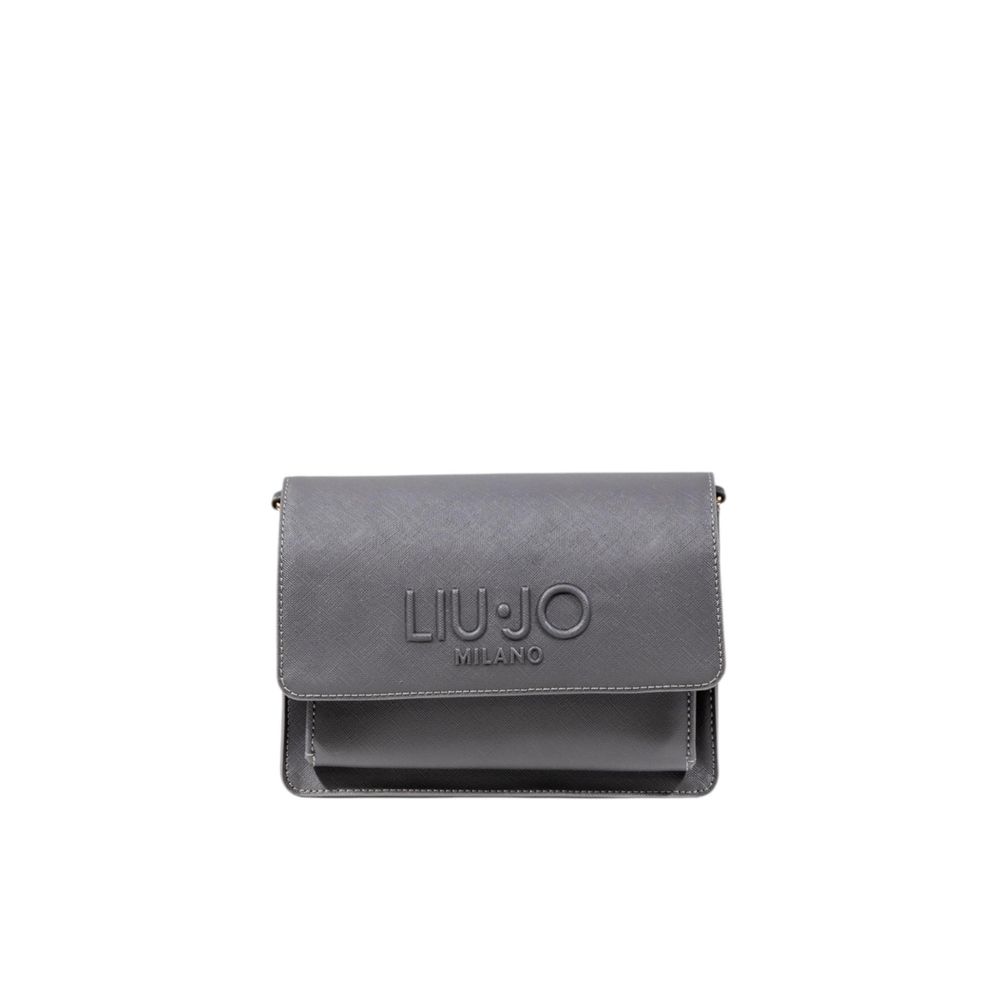 Gray Polyethylene Handbag