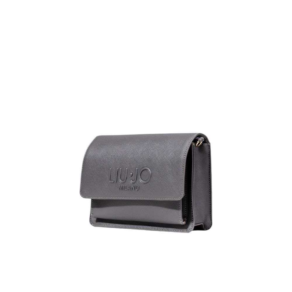 Gray Polyethylene Handbag