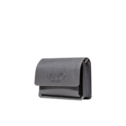 Gray Polyethylene Handbag