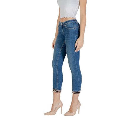 Blue Cotton Mom Jeans
