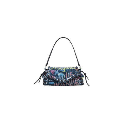 Black Cotton Handbag