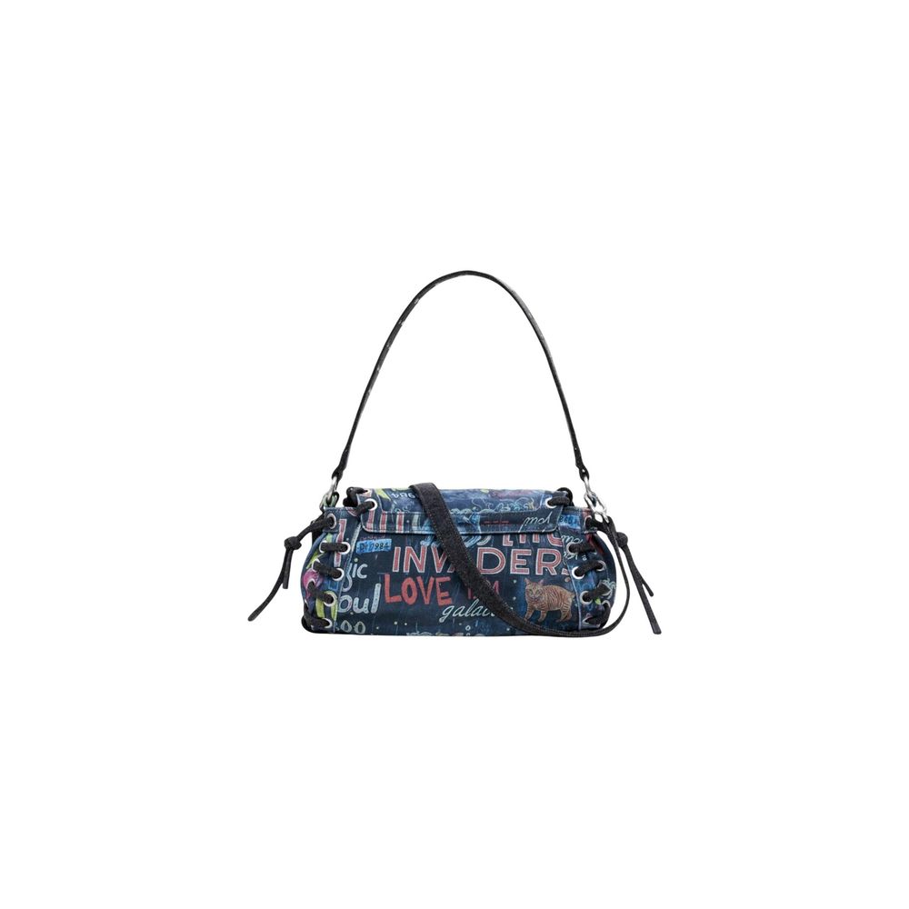 Black Cotton Handbag