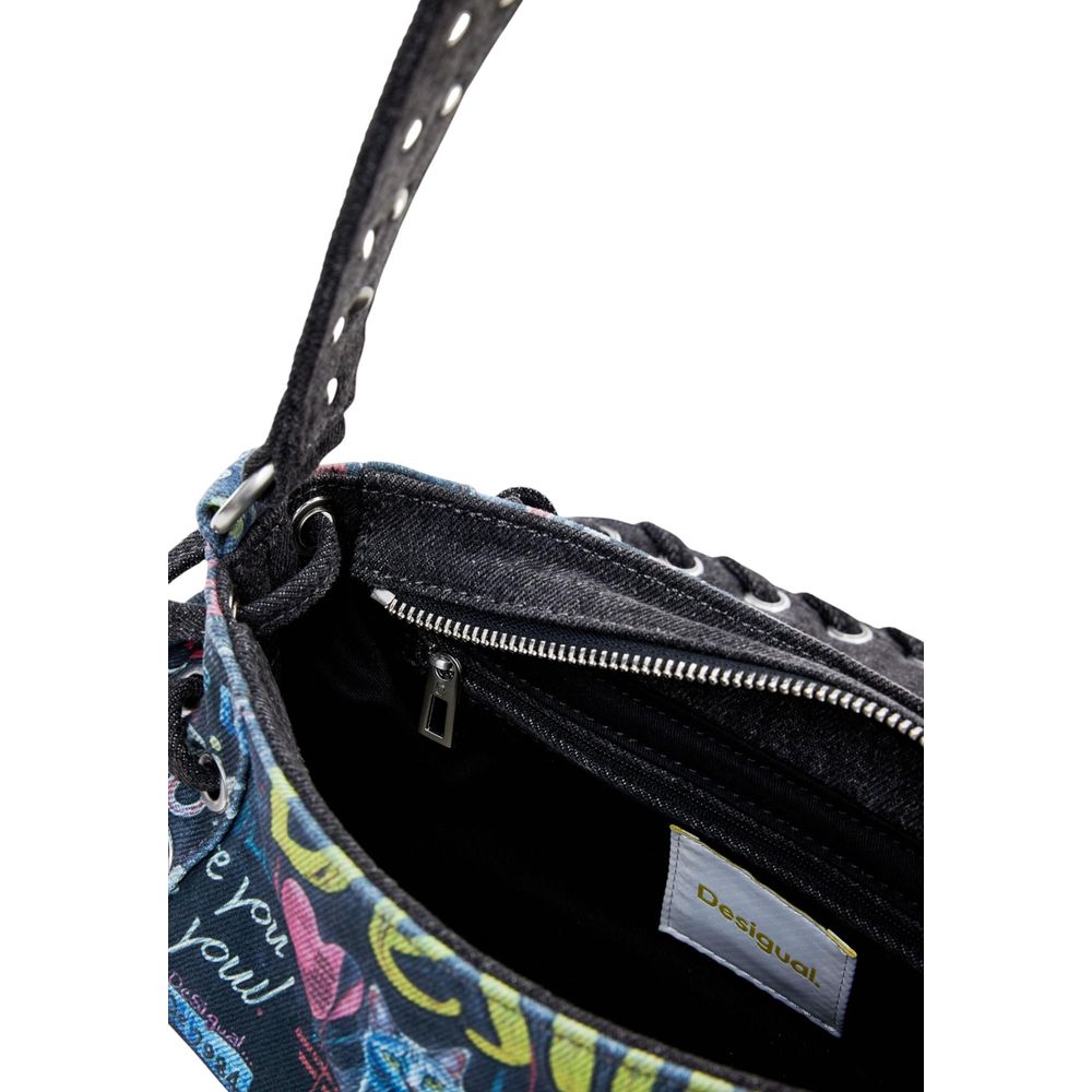 Black Cotton Handbag