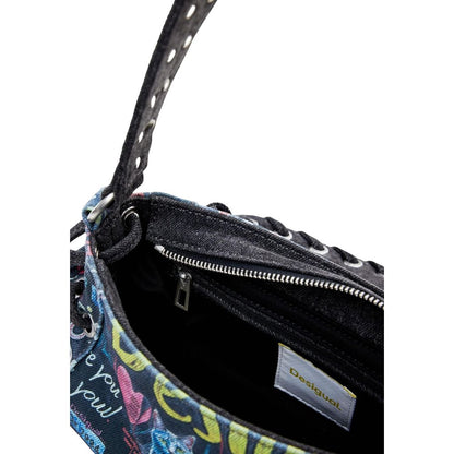 Black Cotton Handbag