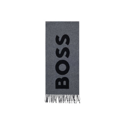 Gray Wool Scarf
