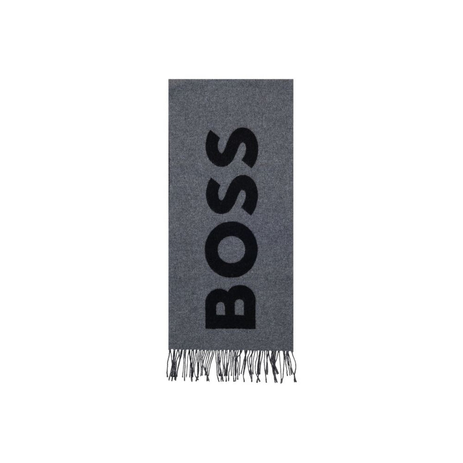 Gray Wool Scarf