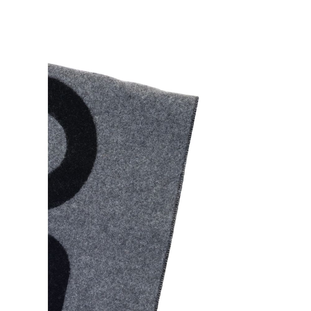 Gray Wool Scarf