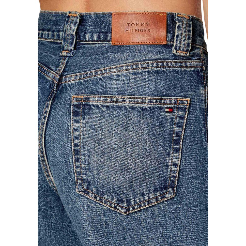 Blue Recycled Cotton Relaxed Fit Jeans