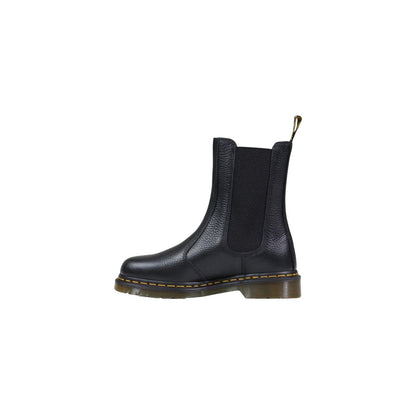 Black Leather Ankle Boots