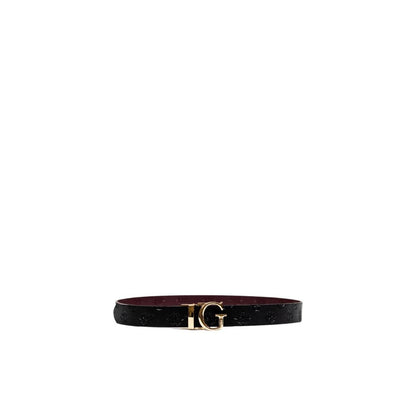 Bordeaux Polyester Thin Belt