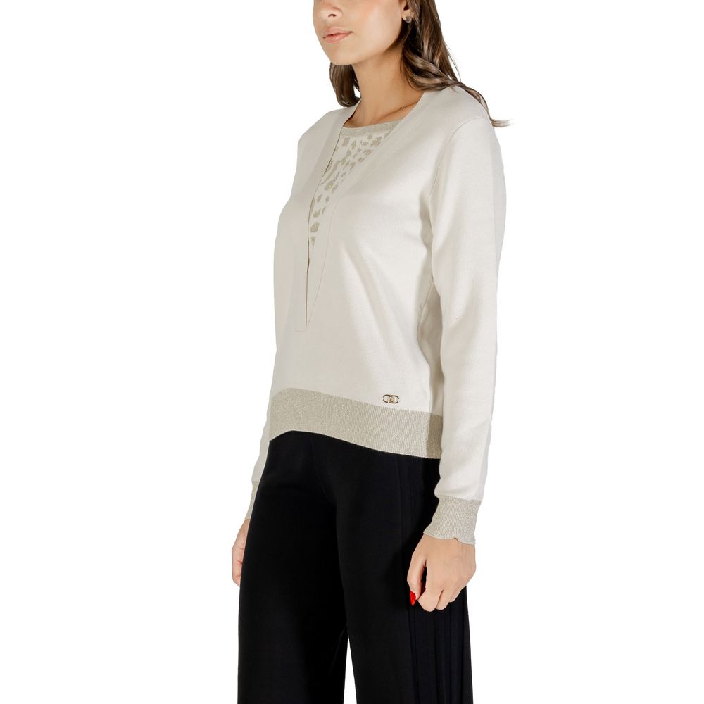 White Viscose Sweatshirt