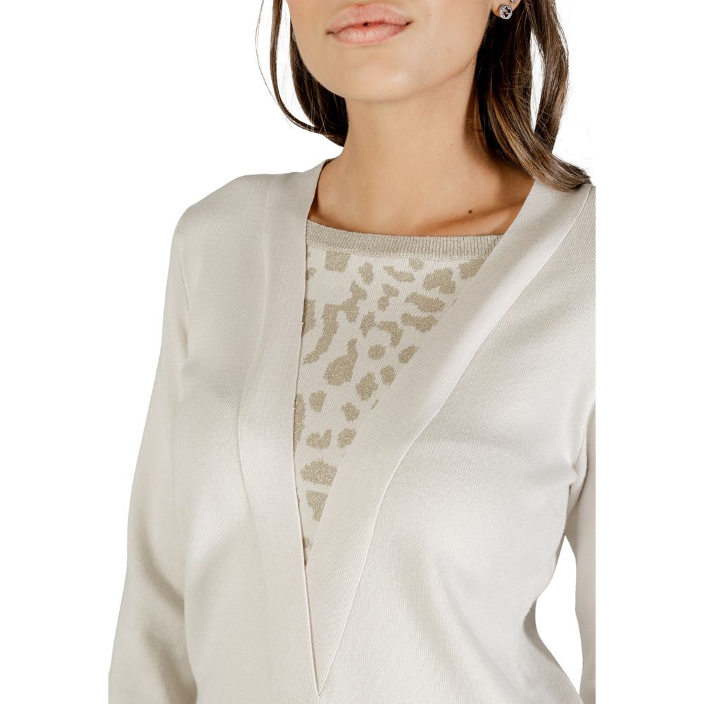 White Viscose Sweatshirt