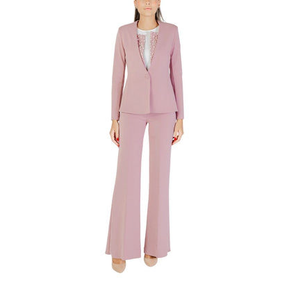 Multicolor Polyester Casual Pants