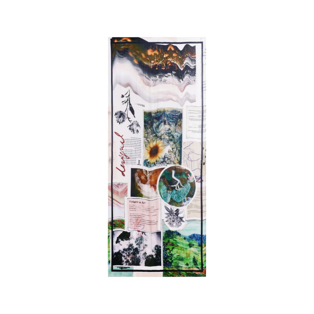 Bicolor Viscose Foulard