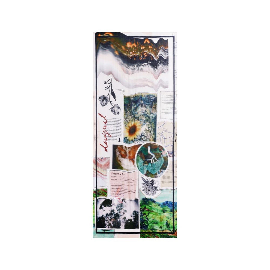 Bicolor Viscose Foulard