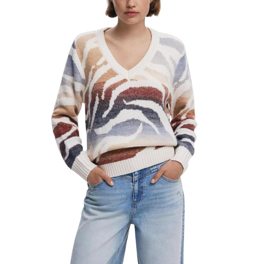 Cream Marabou Sweatshirt