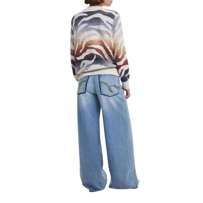 Cream Marabou Sweatshirt