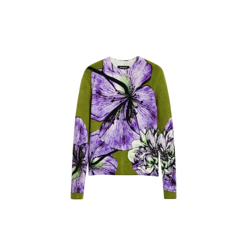 Purple Marabou Sweatshirt