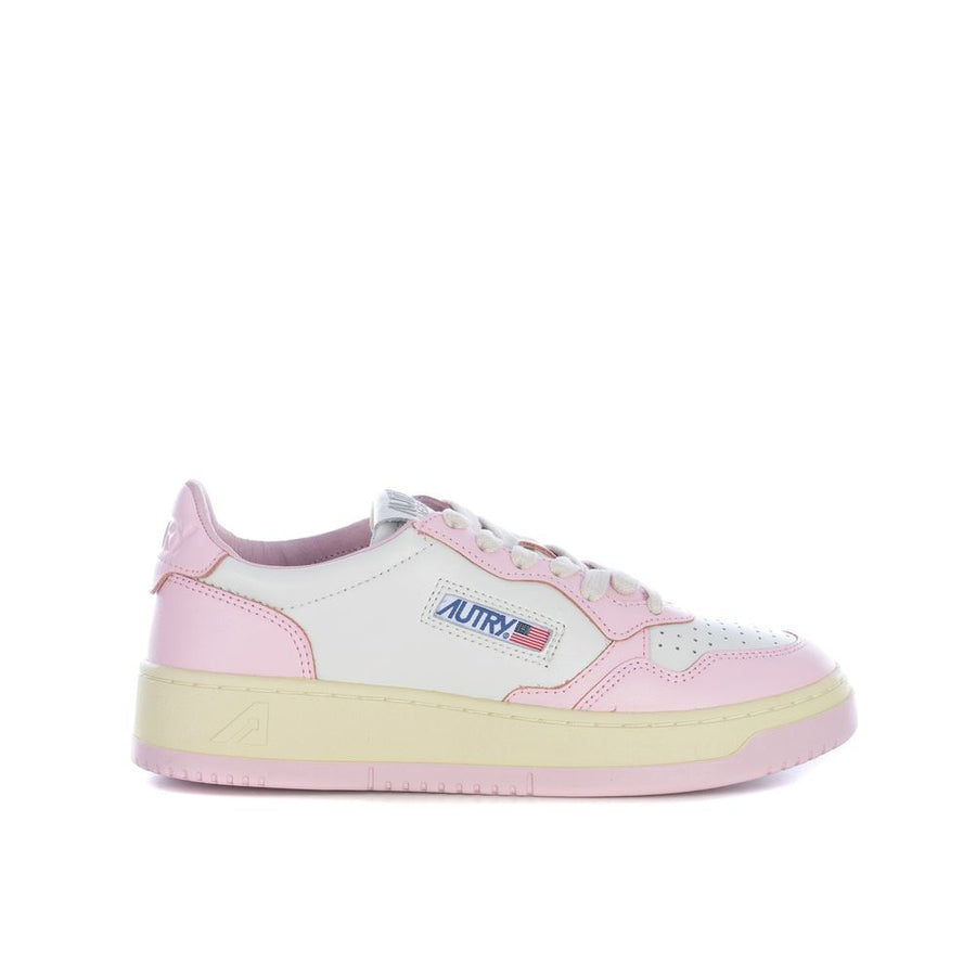 Multicolor Leather Low Top Sneakers