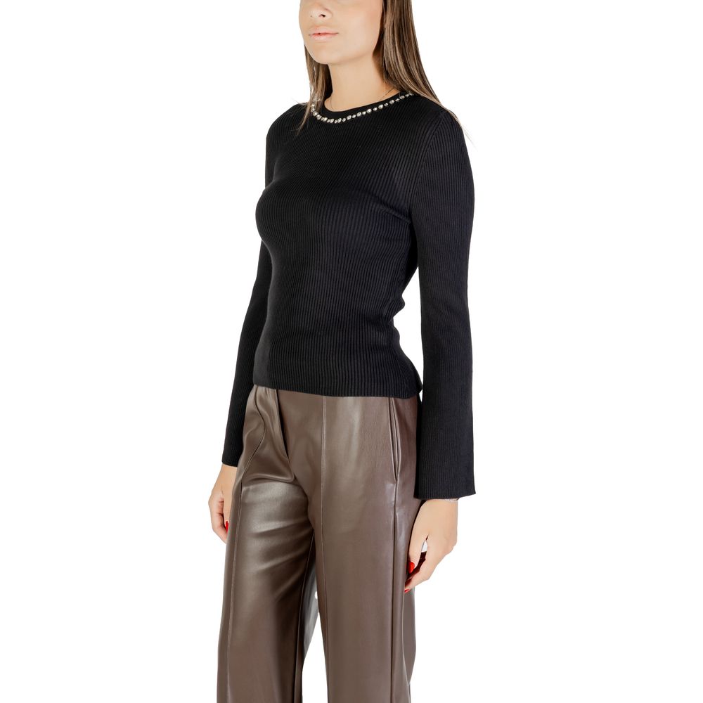 Black Viscose Sweatshirt