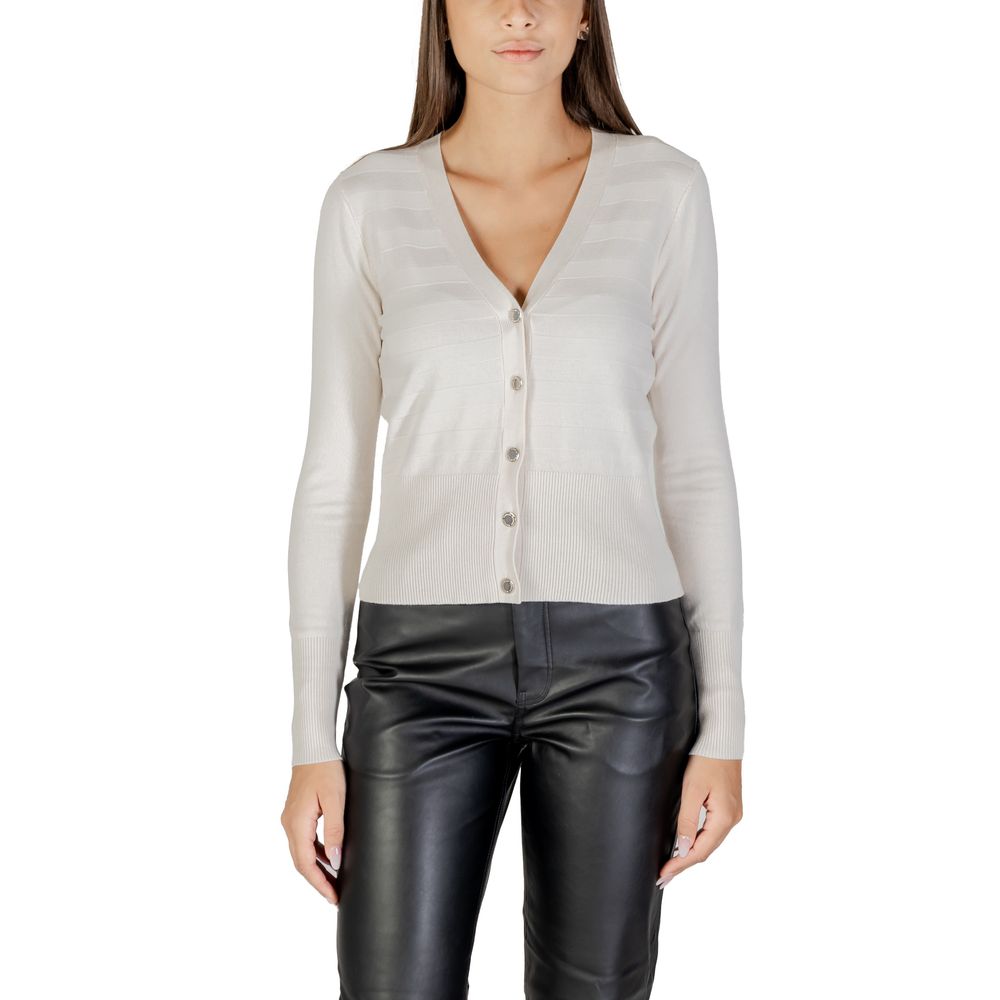 Beige Viscose Cardigan