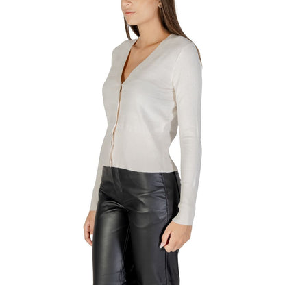 Beige Viscose Cardigan
