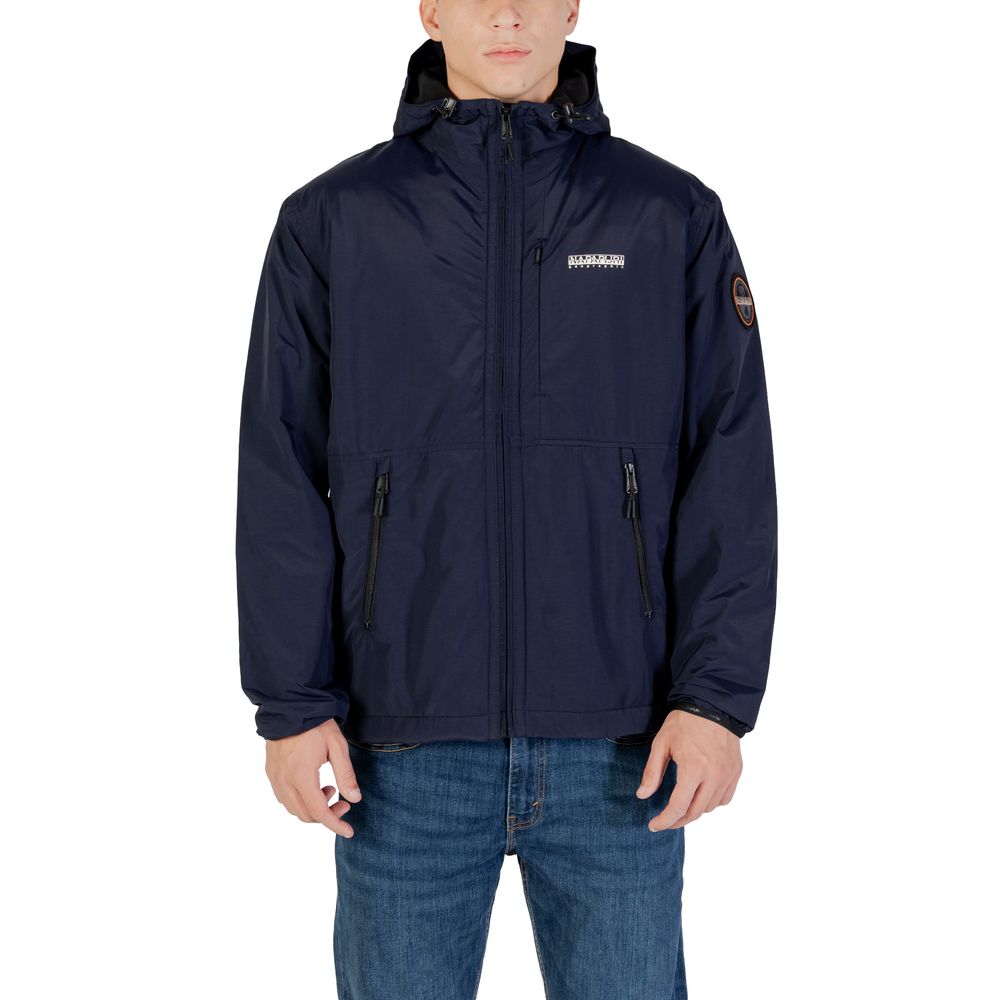Blue Polyamide Shell Jacket