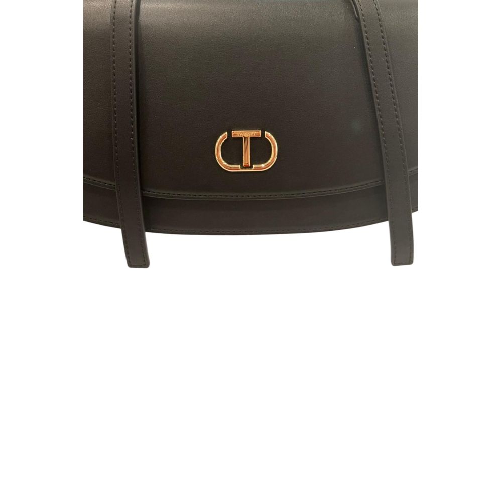 Black PU Women Shoulder Bag