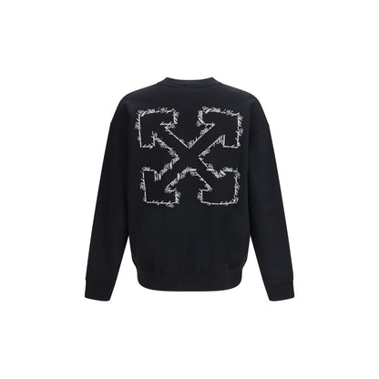 Black Cotton Sweatshirt