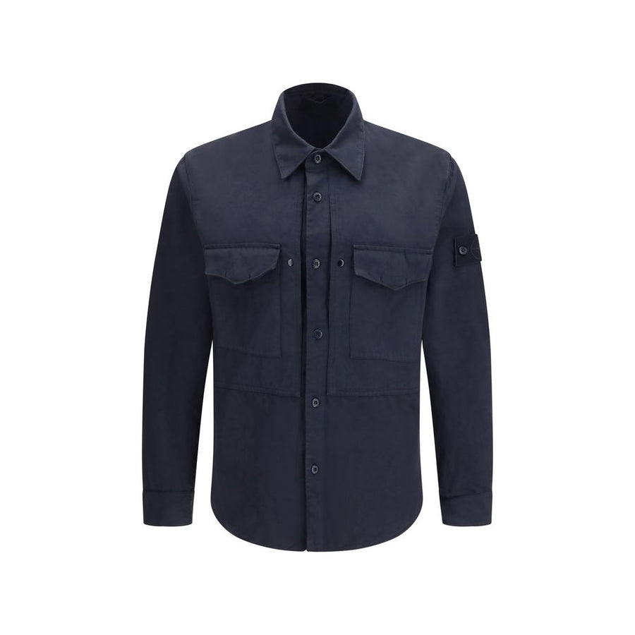 Blue Cotton Jackets And Coat