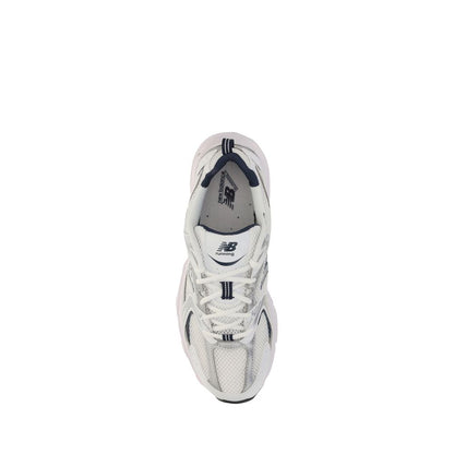 White Polyethylene Athletic Sneakers