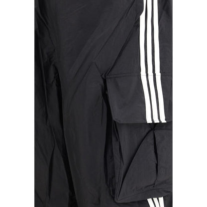 Black Polyamide Cargo Pants