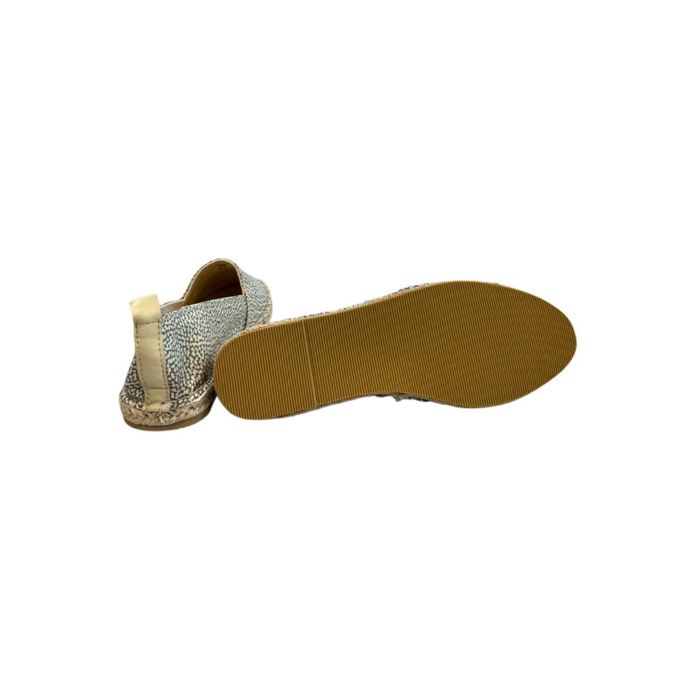 Green Textile Women Sandal