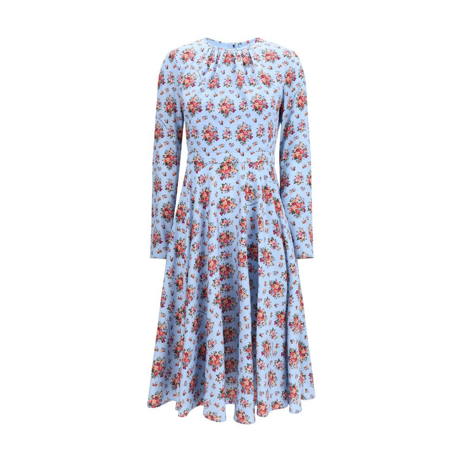 Multicolor Cotton Casual Dress