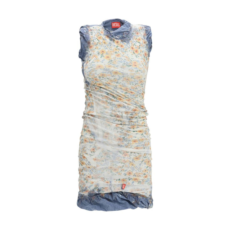 Multicolor Cotton Casual Dress