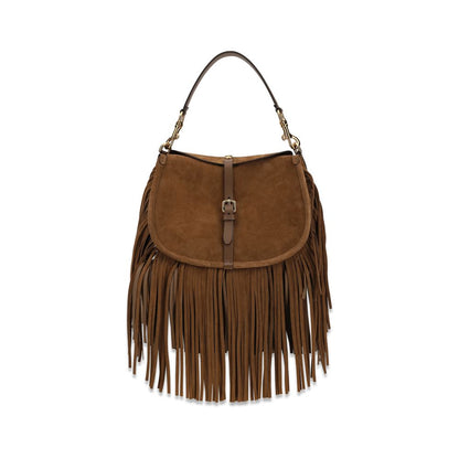 Brown Calf Leather Bos Taurus Shoulder Bag