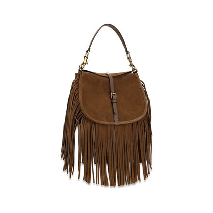 Brown Calf Leather Bos Taurus Shoulder Bag