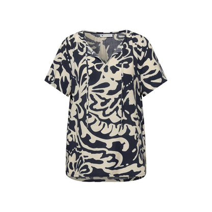 Blue Viscose Blouse