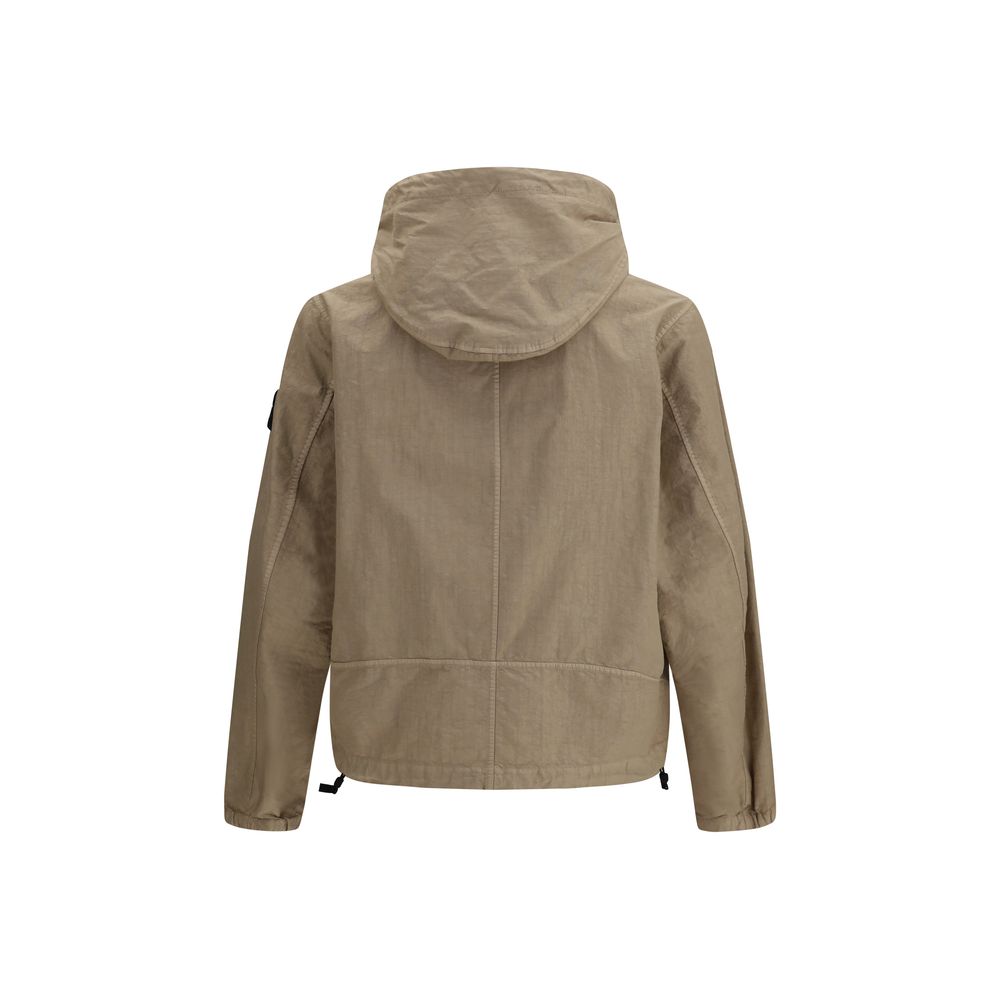 Brown Polyamide Shell Jacket