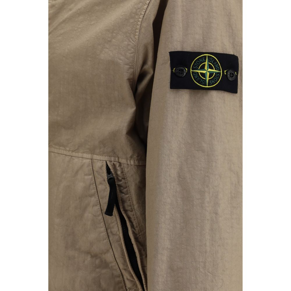 Brown Polyamide Shell Jacket