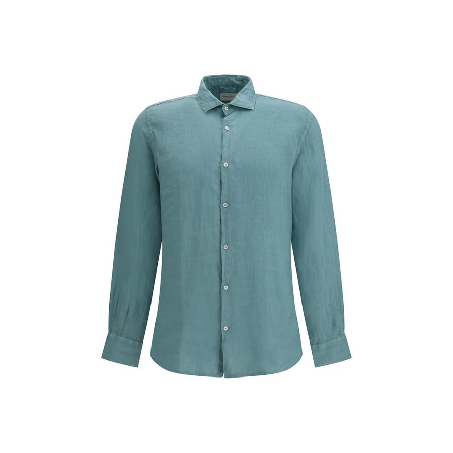 Bicolor Linen Shirt