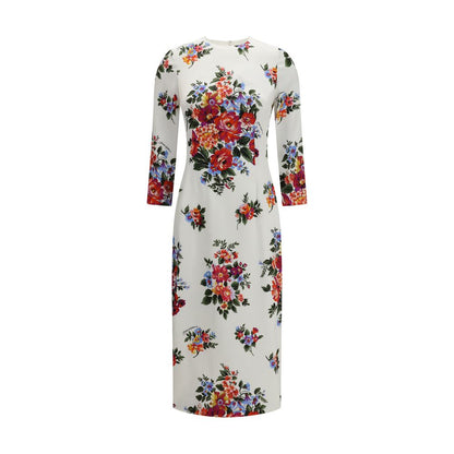 Multicolor Polyester Casual Dress
