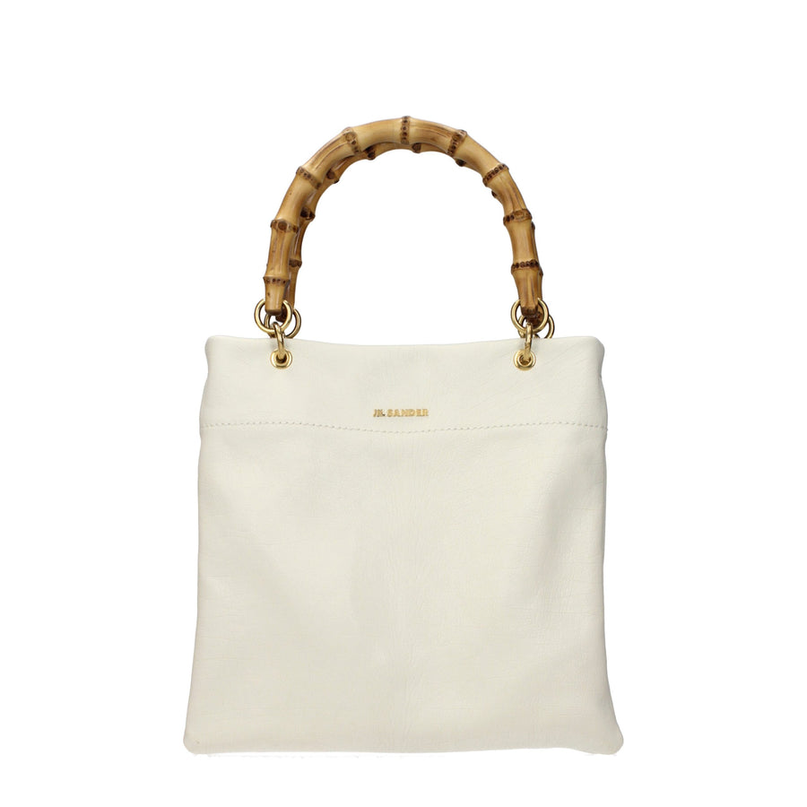 Beige Leather Handbag