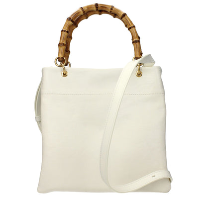 Beige Leather Handbag