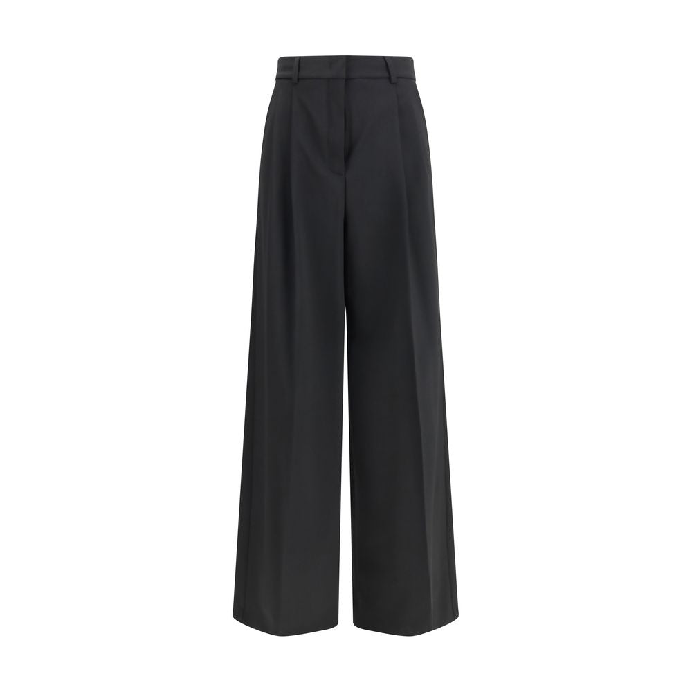 Black Polyester Pants
