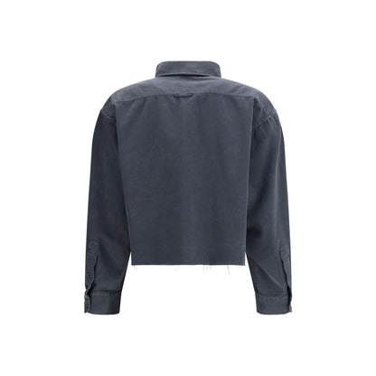 Gray Cotton Dress Shirt
