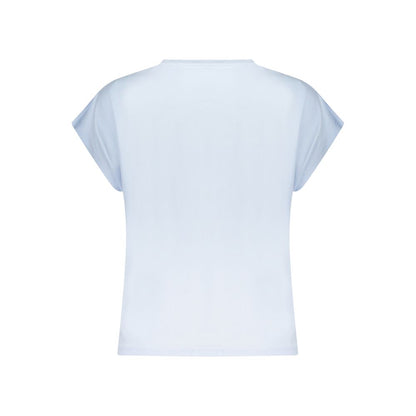 Azzurro Cotton Women T-Shirt