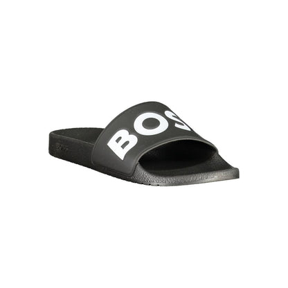 Nero Polyurethane Men Ciabatta