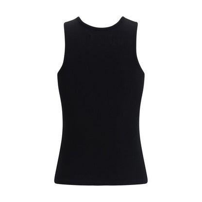 Black Cotton Tank Tops
